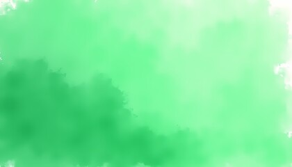 Fototapeta premium Green watercolor texture background.