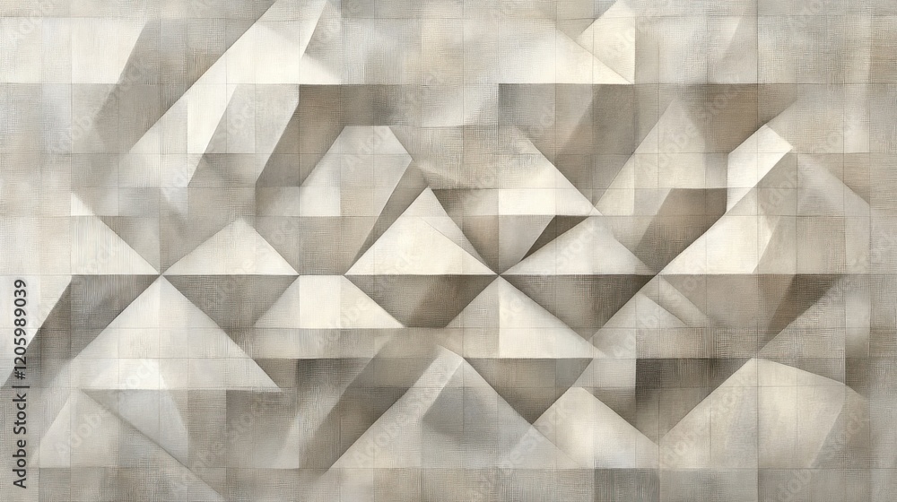 Aufkleber deep textured surface with light play creating soft geometric patterns, subtle elegant gradients