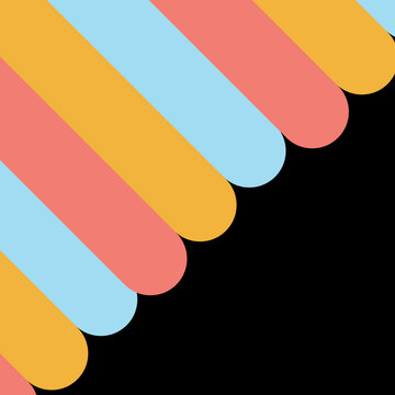 5 Rounded Shapes 3 Colors Square Transitions 2 MOGRT 146
