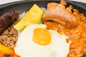 Tray paisa the most representative dish of Colombia © alexander