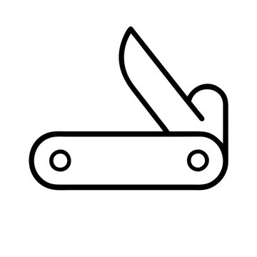 recommend clip art: pocket knife icon, pocket knife line art - simple line art of pocket knife, perfect for pocket knife logos and icons