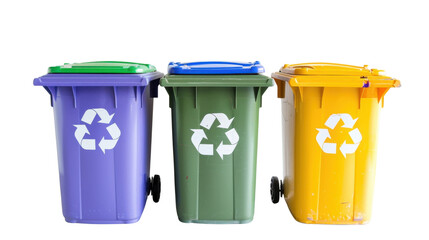 
recycle garbage on transparent background


