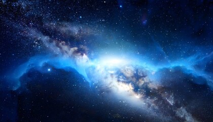 Fototapeta premium ancient gas nebula many stars galaxy far away out space 