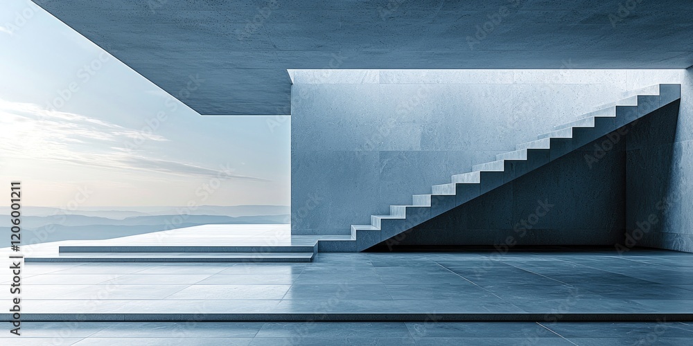 Aufkleber in this abstract scene, negative space plays a crucial role in minimalist design, highlighting the c