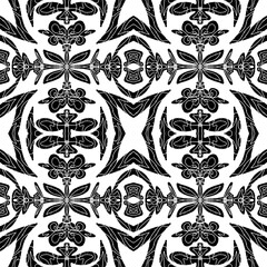 seamless overlapping pattern rapport
