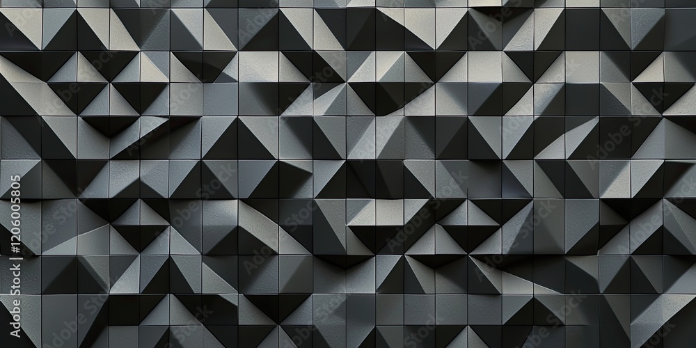 Aufkleber seamless, repeating triangular patterns with subtle gradients and clean lines, ideal for sleek, contemporary designs.