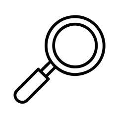 search icon, search line art - simple line art of search, perfect for search logos and icons