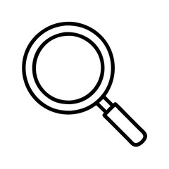 search icon, search line art - simple line art of search, perfect for search logos and icons