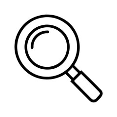 search icon, search line art - simple line art of search, perfect for search logos and icons