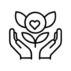 self care icon, self care line art - simple line art of self care, perfect for self care logos and icons