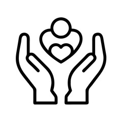 self care icon, self care line art - simple line art of self care, perfect for self care logos and icons