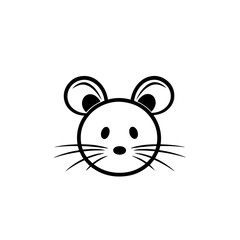 Mouse animal vector.Rat logo icon vector design template