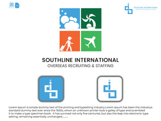 Travel agency logo design 