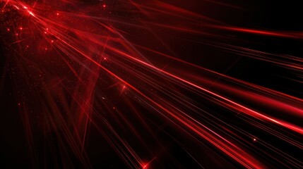Fototapeta premium Abstract Red Light Streaks