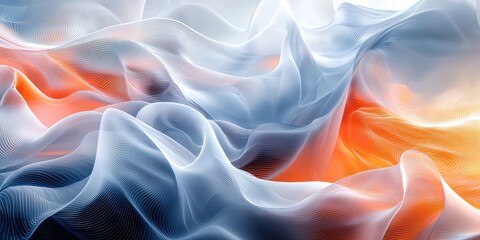 Obraz premium An abstract scene where abstract fluid art reveals intricate and organic patterns, using a mix of vibrant and muted colors to evoke depth and movement in a captivating vi