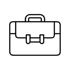 suitcase icon, suitcase line art - simple line art of suitcase, perfect for suitcase logos and icons