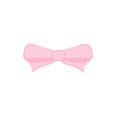 Elegant pink ribbon bow design perfect for festive decorations and gift wrapping