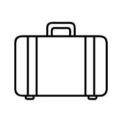 suitcase icon, suitcase line art - simple line art of suitcase, perfect for suitcase logos and icons