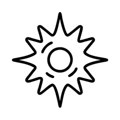 supernova icon, supernova line art - simple line art of supernova, perfect for supernova logos and icons
