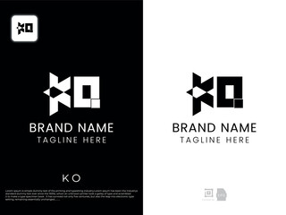 Modern and clean alphabet letter icon logo 