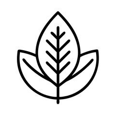 sustainability leaf icon, sustainability leaf line art - simple line art of sustainability leaf, perfect for sustainability leaf logos and icons