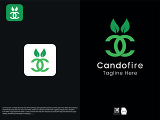 Organic logo design - candofire 