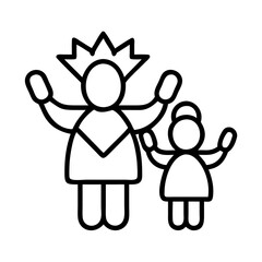 thanksgiving parade icon, thanksgiving parade line art - simple line art of thanksgiving parade, perfect for thanksgiving parade logos and icons