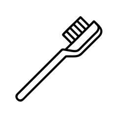 toothbrush icon, toothbrush line art - simple line art of toothbrush, perfect for toothbrush logos and icons