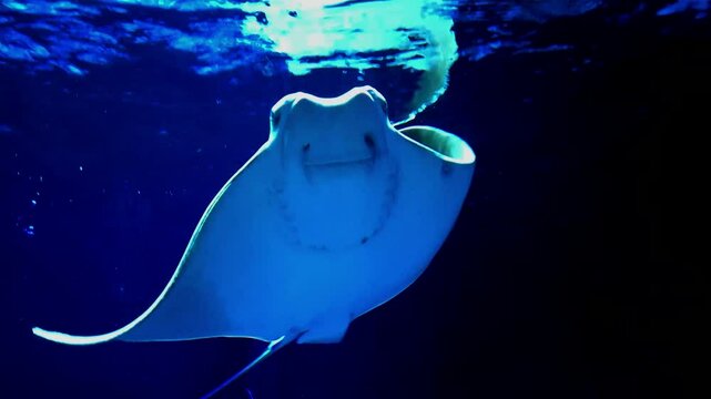 Oman cownose ray, its scientific name is Rhinoptera jayakari