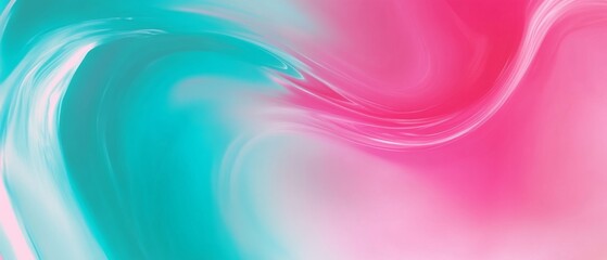 A playful abstract gradient background.merging bright turquoise and pink.showcasing creativity and fun.ideal for children閳ユ獨 products