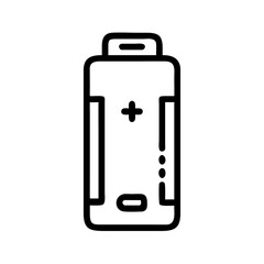 alkaline battery icon design