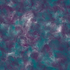 Abstract grunge wall background. Acrylic painting. Big and liquid hand drawn brush strokes. Black pearl, dark aquamarine, moonstone blue and very dark purple colors.