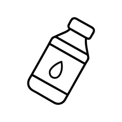 water bottle icon, water bottle line art - simple line art of water bottle, perfect for water bottle logos and icons