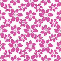 textile design with beautiful flowers pattern image