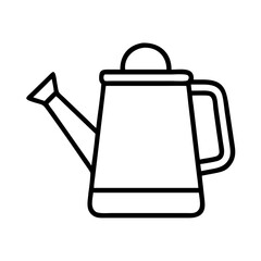 Obraz premium watering can icon, watering can line art - simple line art of watering can, perfect for watering can logos and icons