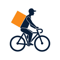 Obraz premium Delivery boy vector art design 