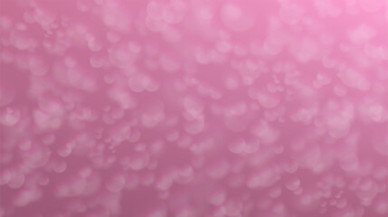 Pink bokeh or blurred vector background.