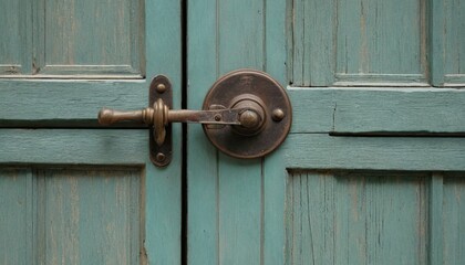 Fototapeta premium old door with lock