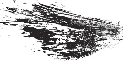 Brush hand drawn elements , flat Modern design isolated on white background. vector ilustration