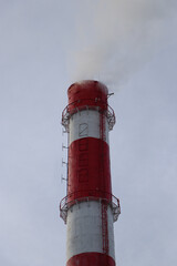 smoke from a chimney