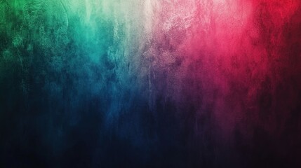 Fototapeta premium Gradient backdrop of rich jewel tones â€“ emerald green, sapphire blue, and ruby red â€“ blending seamlessly, with dynamic light play