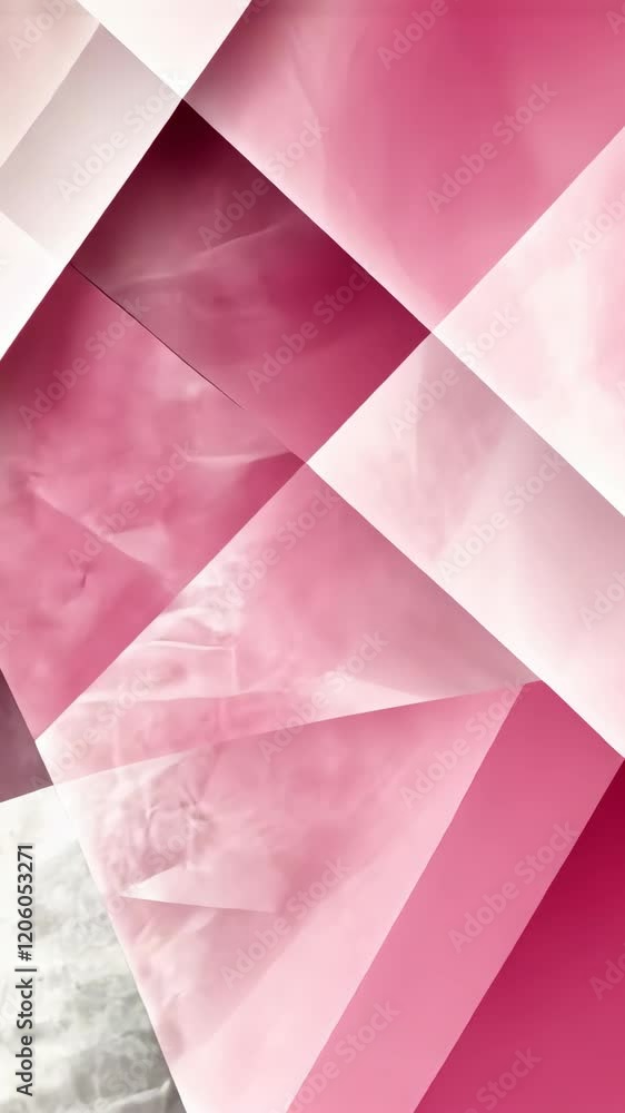 Poster abstract geometric pattern featuring soft pink hues and subtle textures in a modern design aesthetic
