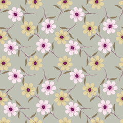 A beautiful digital Allover design illustrate artwork design print for cover fabric textile and wrapping paper