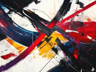 Fotobehang Abstracte kunst Abstract Art Piece with Vibrant Colors  © Goncharenko