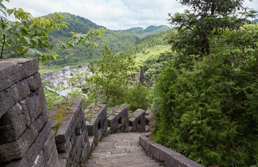 Walking along China's lesser-known Southern Great Wall in Hunan Province