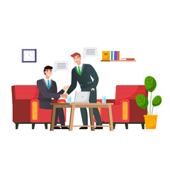 Business Website Illustration Vector Design