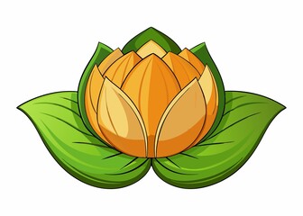 orange and green leaves