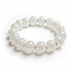 Obraz premium women's crystal bracelet on a white background