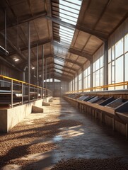 Automated feeding systems for livestock in modern agriculture.