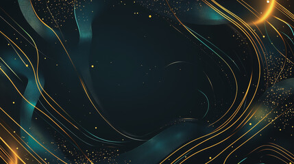 Abstract  background with Colorful circle lines. Digital future technology . Abstract business connection of lines from nodes innovation of communication in the network.